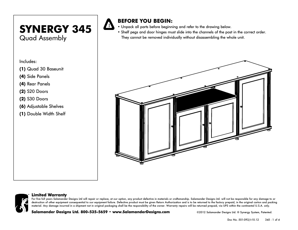 Synergy System 345C/B