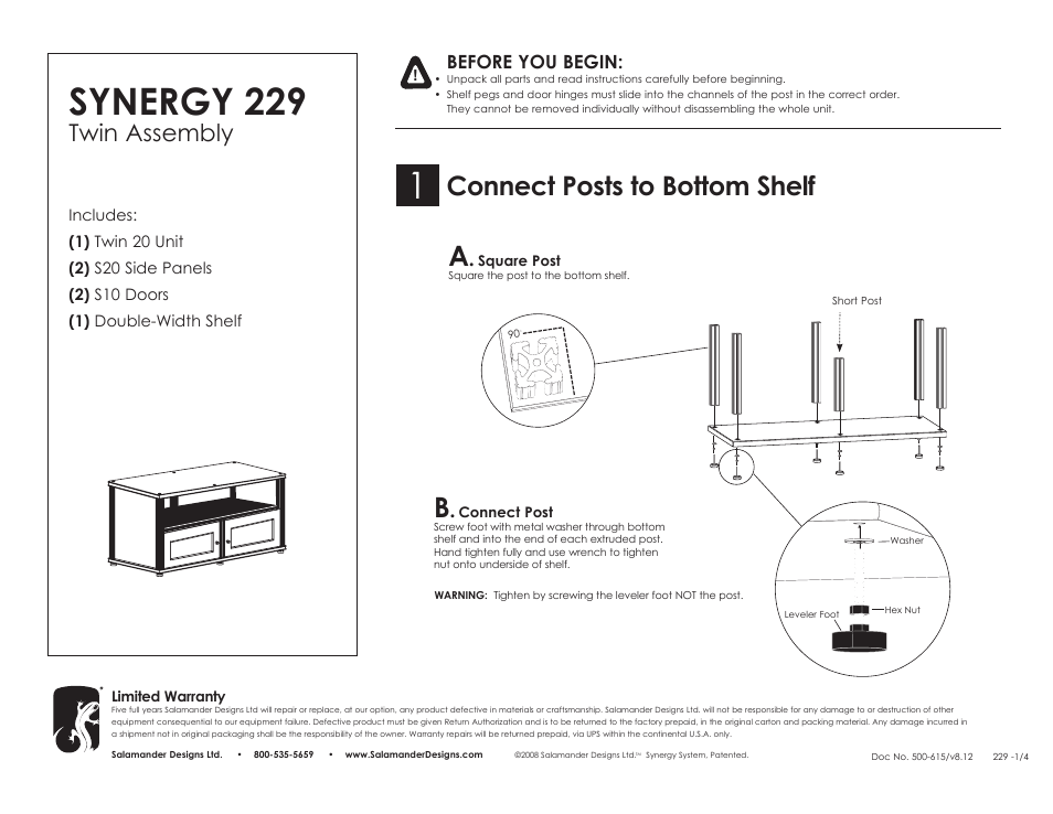 Synergy System SB229C/B