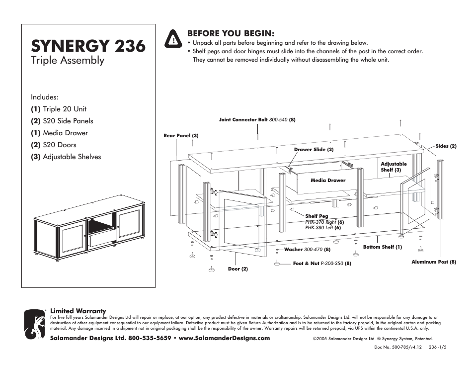 Synergy System SB236C/B