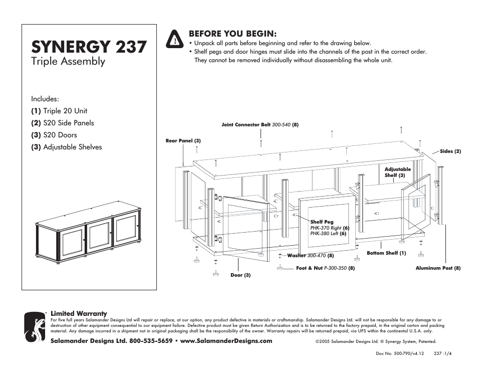 Synergy System SB237C/B