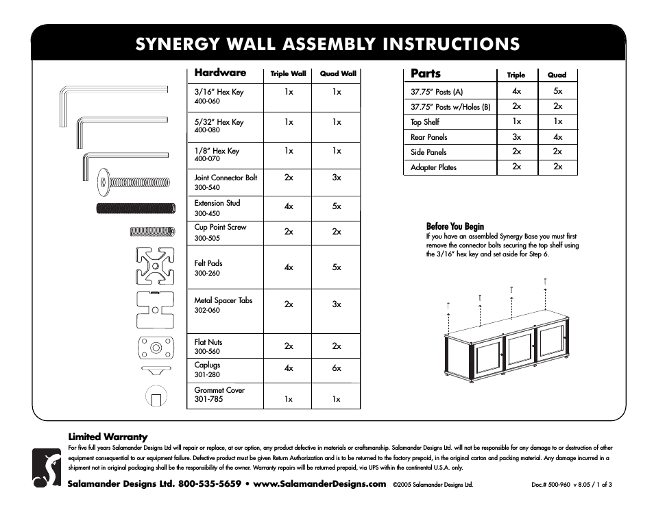 Synergy System SLW40C/B