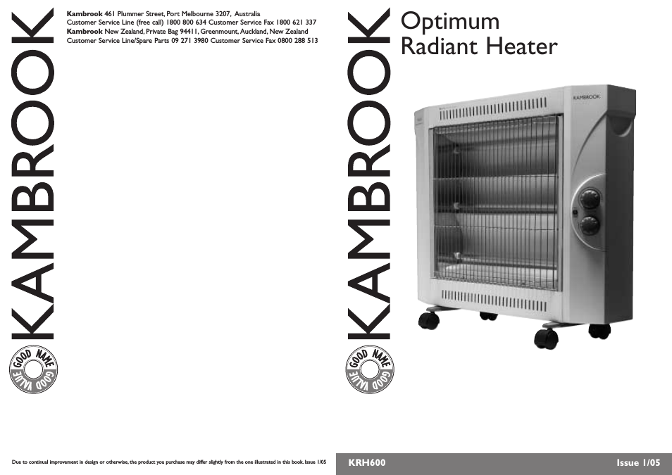 Optimum Radiant Heater KRH600