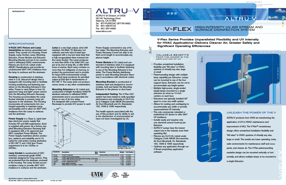 High Output UV Device V-Flex