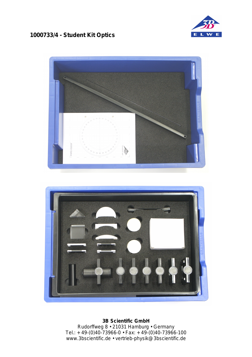 Basic Optics Kit (230 V, 50__60 Hz)