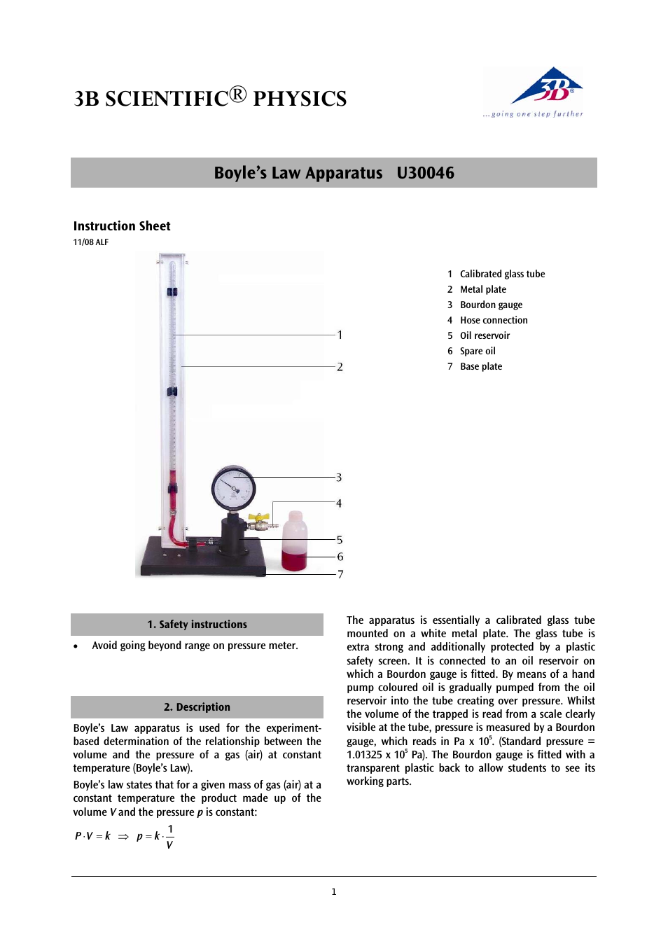 Boyle's Law Apparatus S