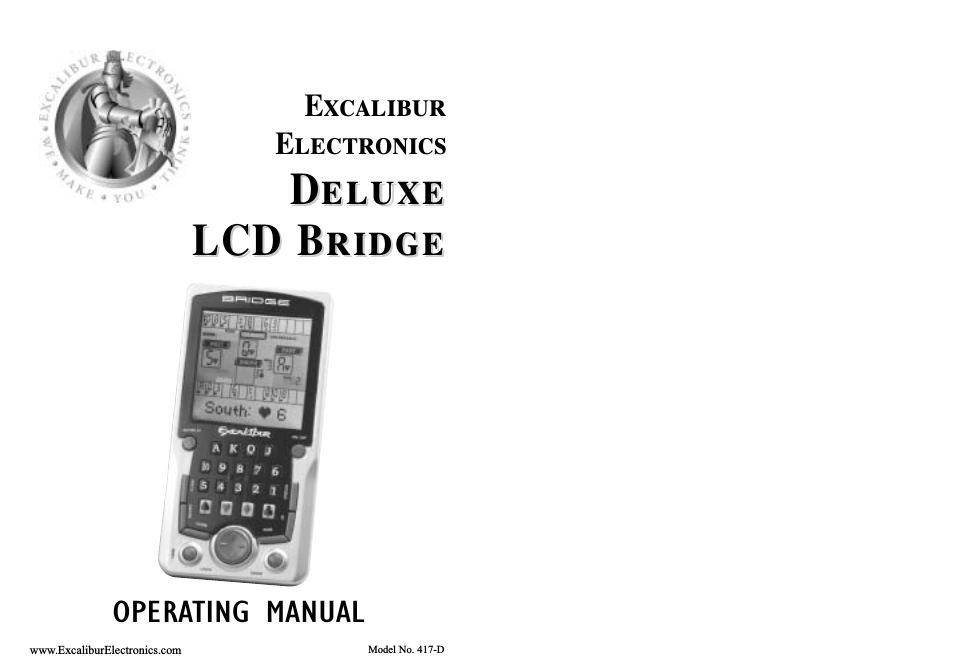 417-D Deluxe LCD Bridge