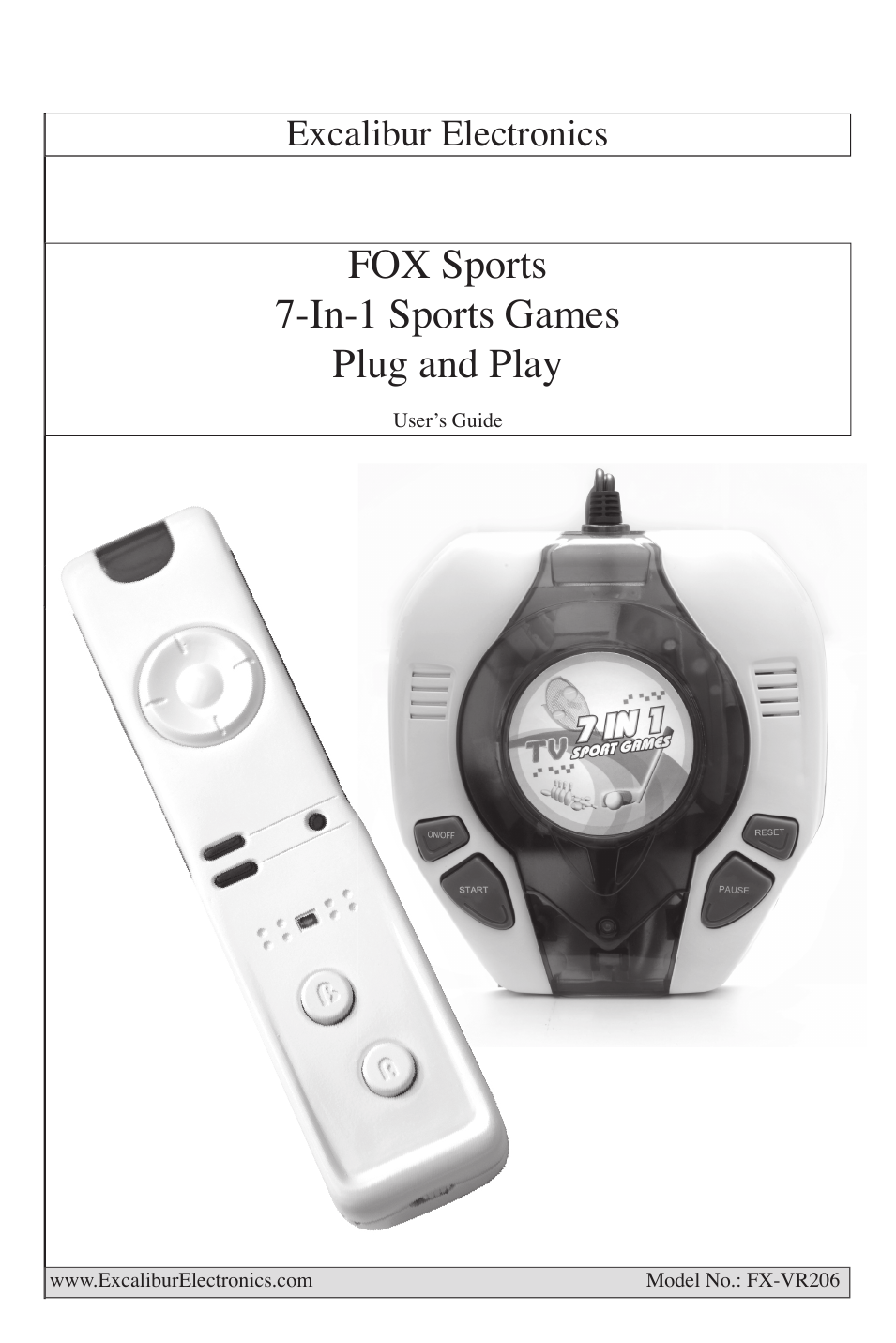 FX-VR206 Fox Sports 7-in-1 Plug & Play
