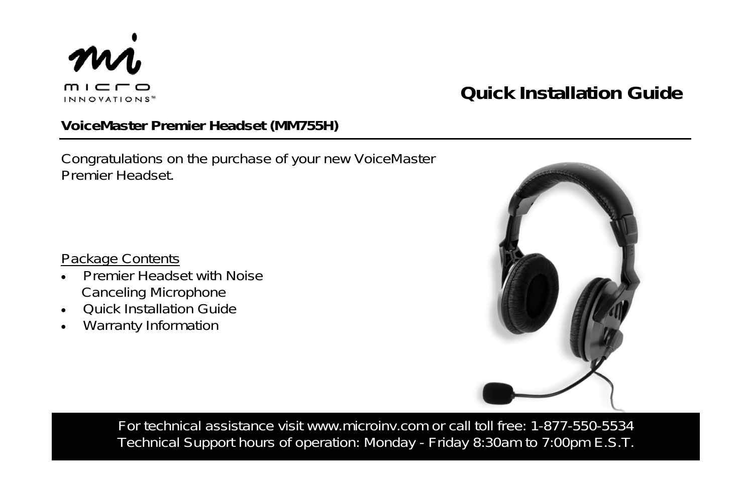 VoiceMaster Premier MM 755H
