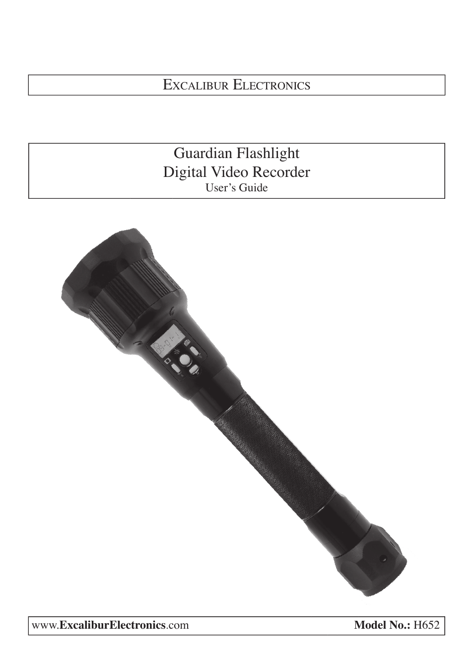 H652 Roadside Digital Video Recorder & Flashlight