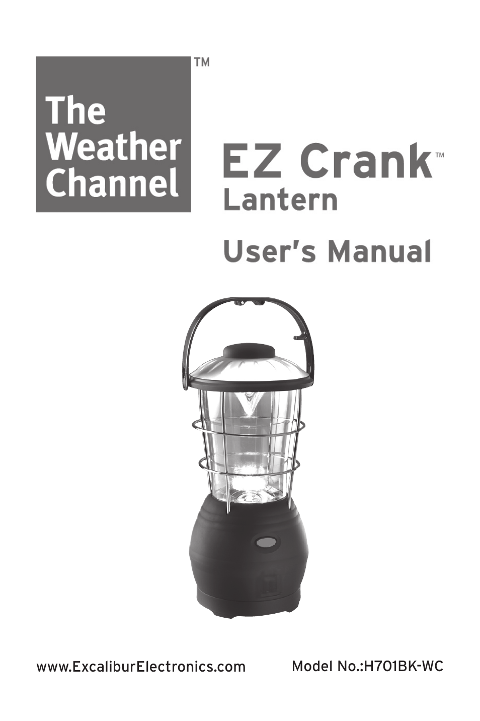 H701BK-WC TWC EZ Crank Lantern