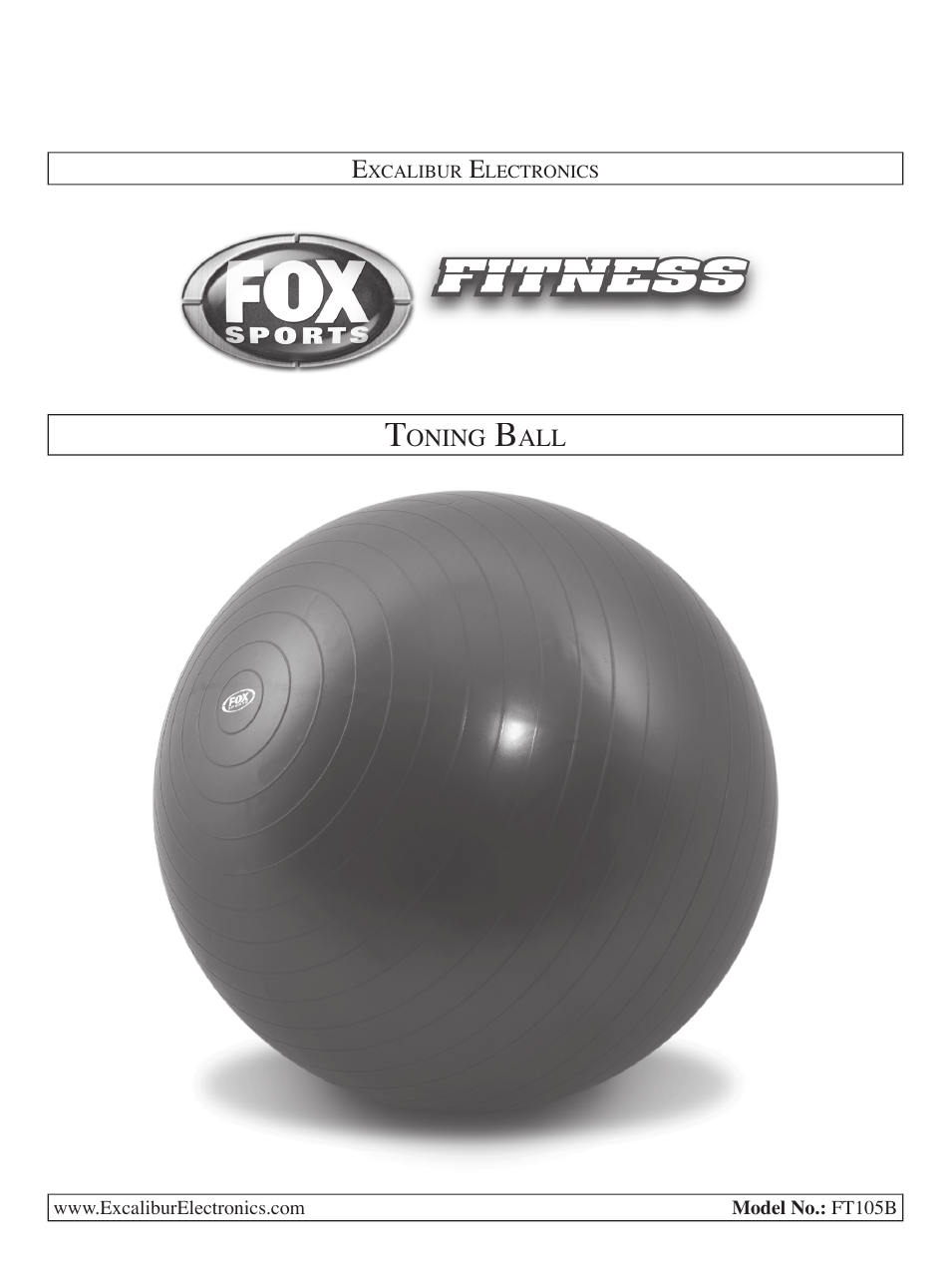 FT105B Fox Sports Core Stability Ball