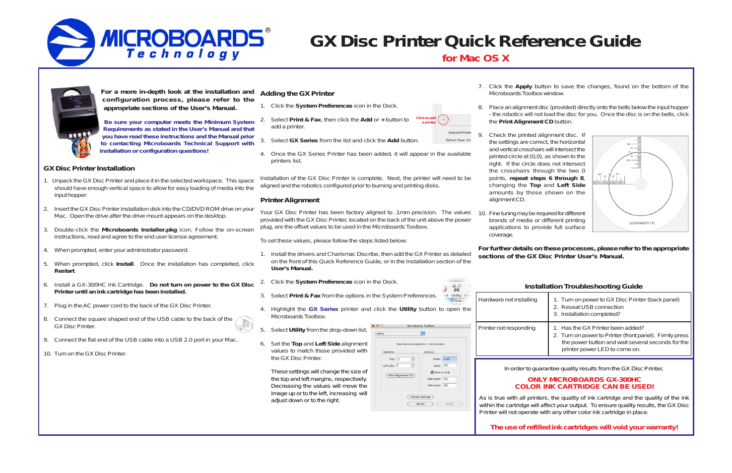 GX Disc Printer