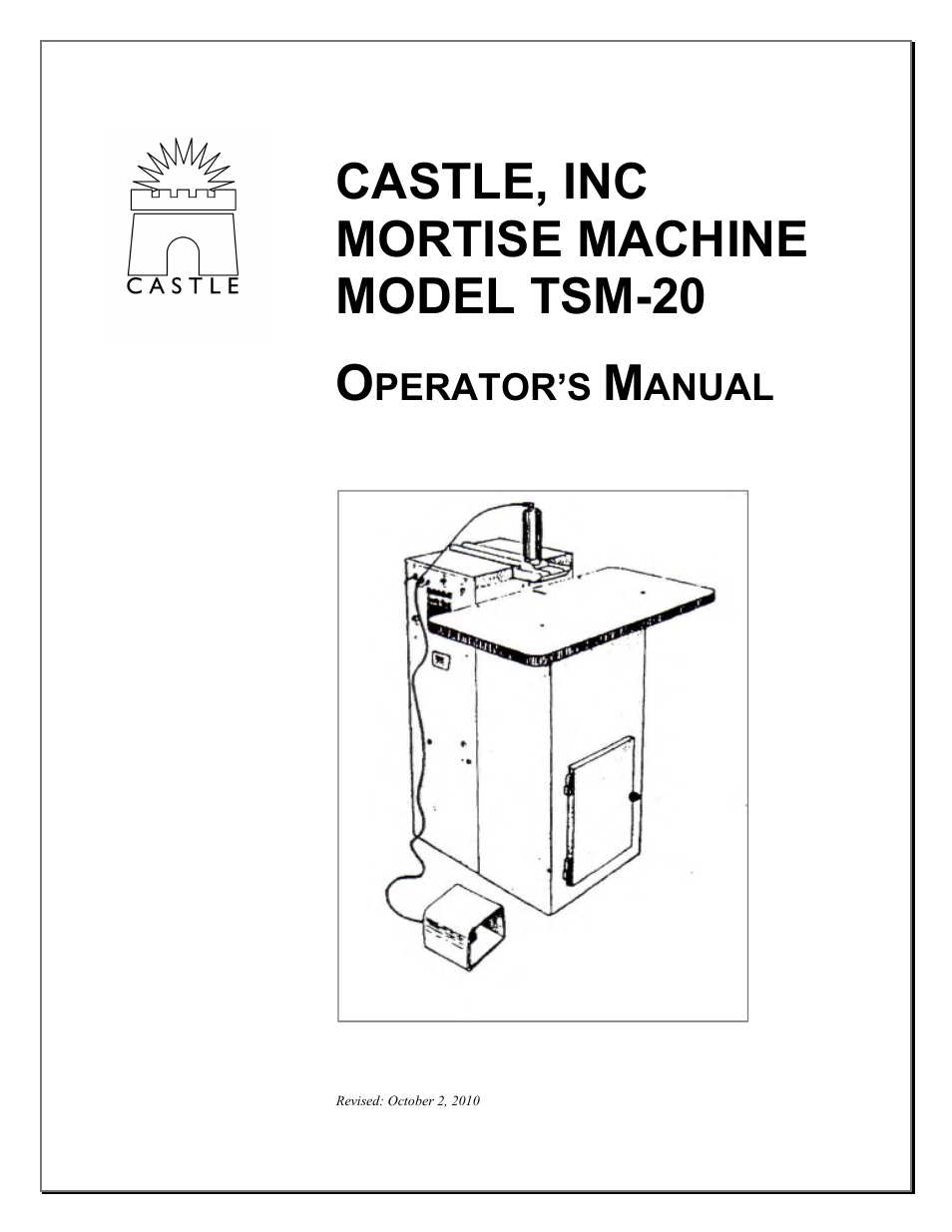 TSM-20 Operator Manual