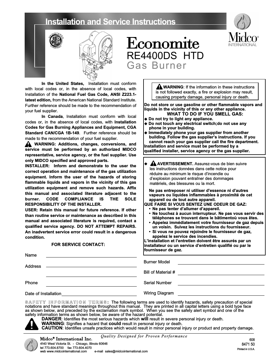 Economite RE4400DS HTD