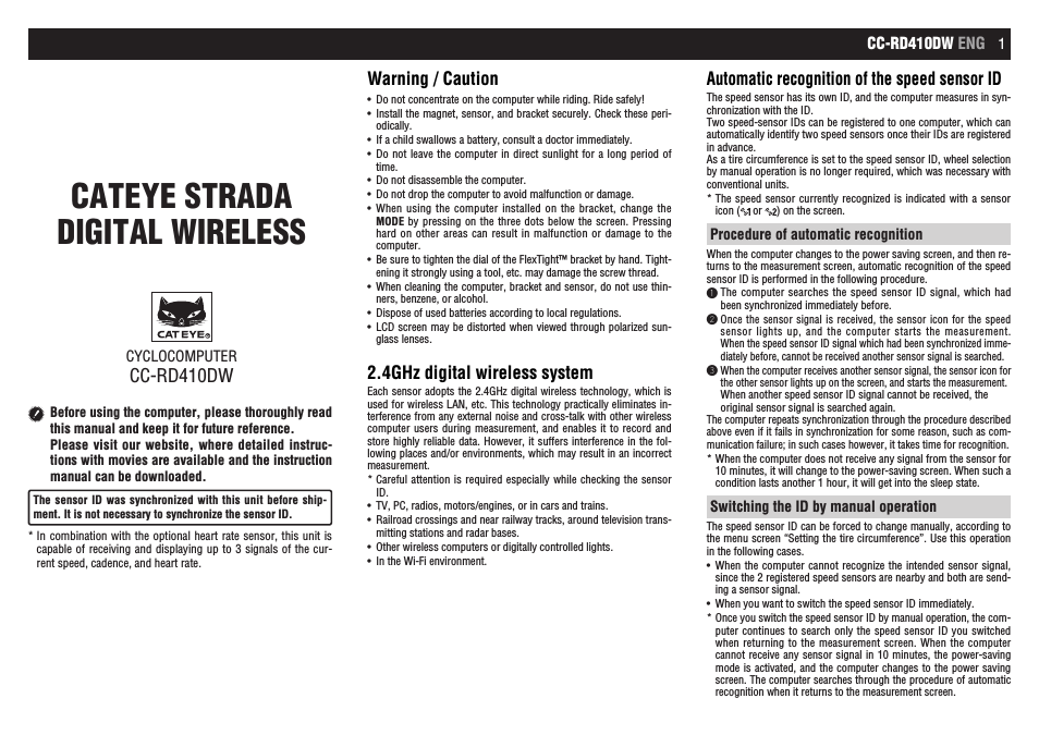 CC-RD410DW [Strada Digital Wireless]