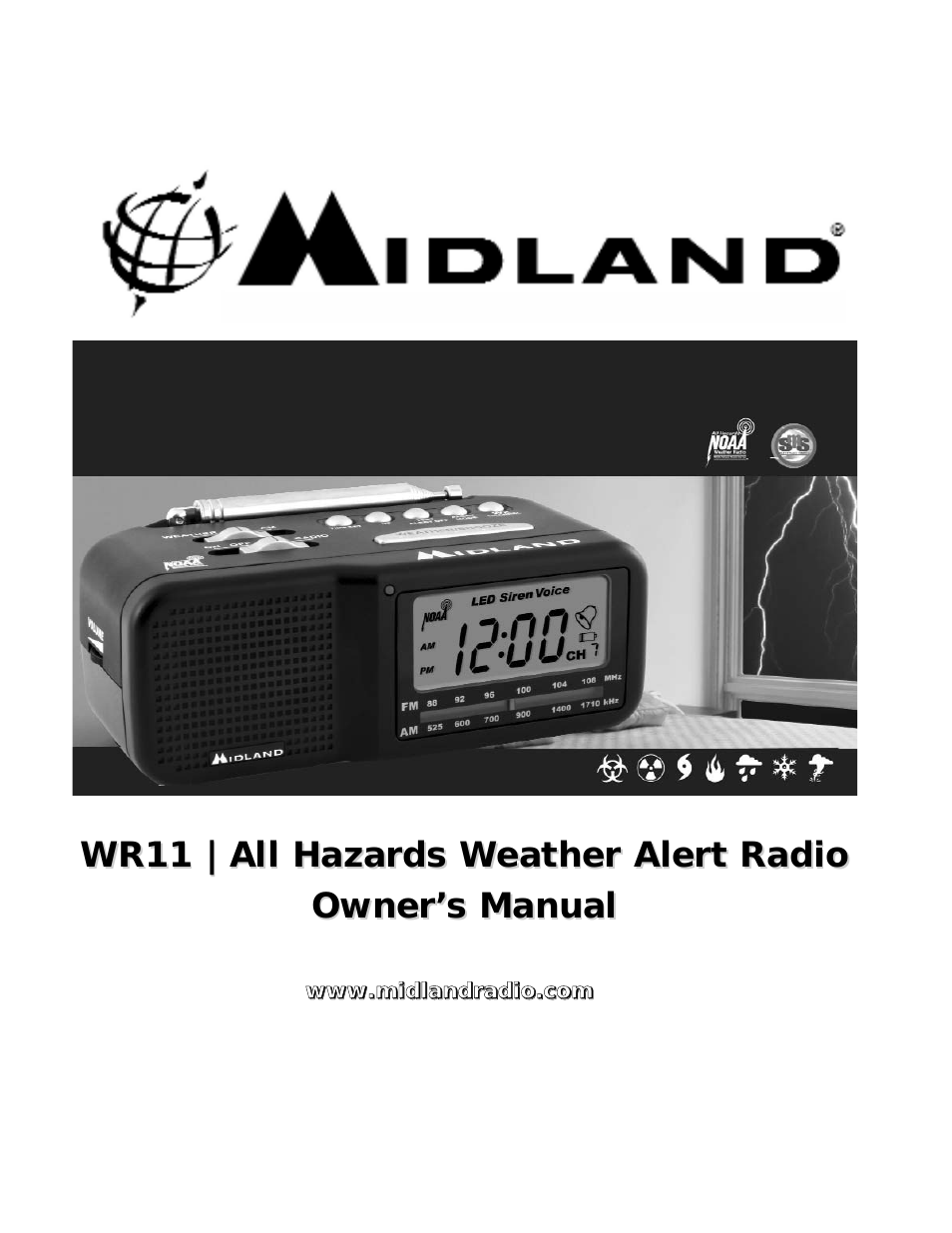 Weather Alert Radio WR11