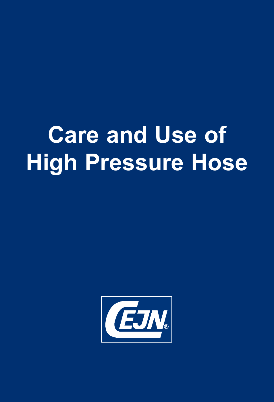 High-Pressure Hose