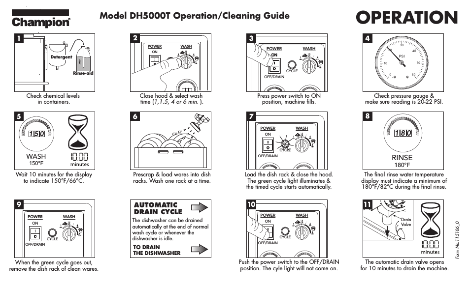 DH5000T Cleaning Guide