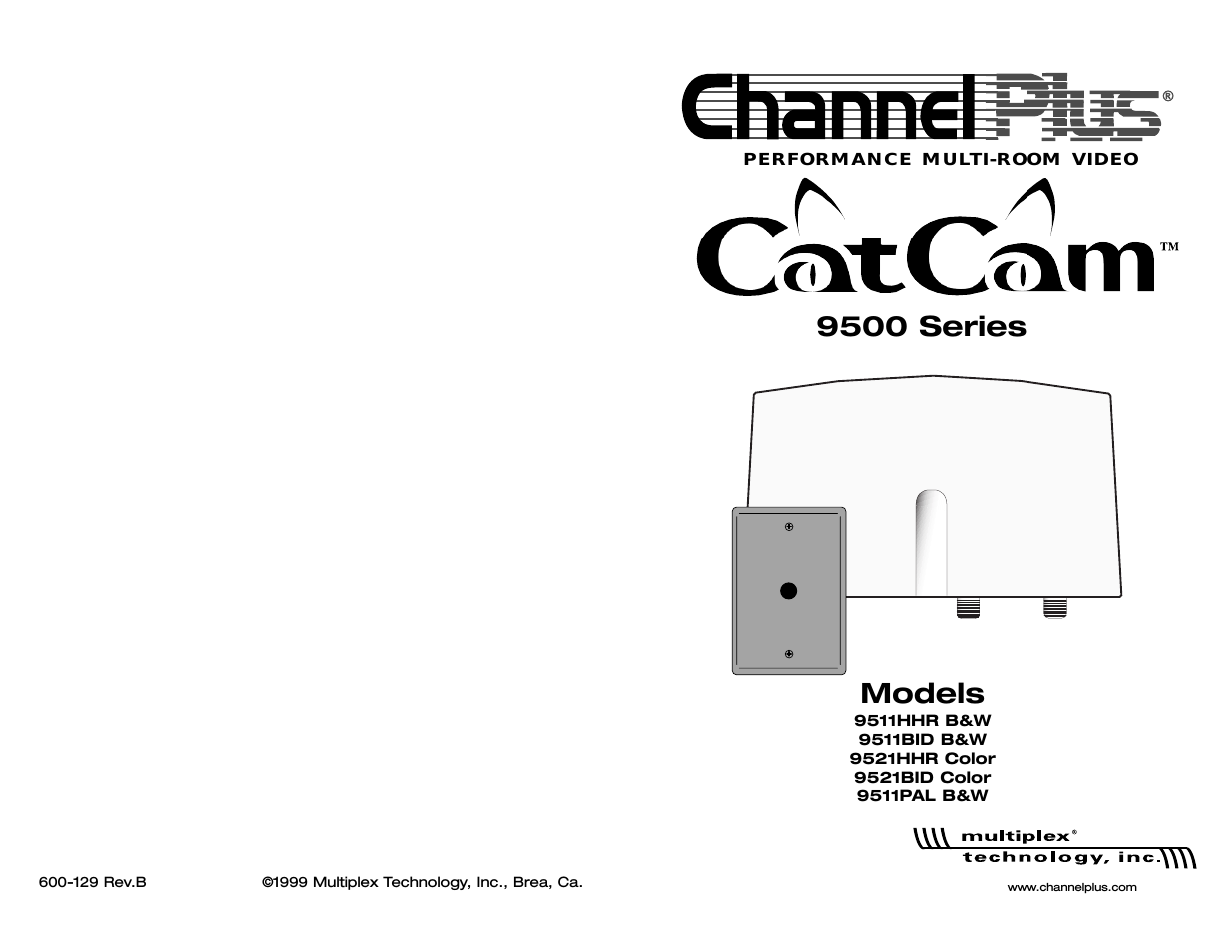 CAT CAM 9511PAL B&W