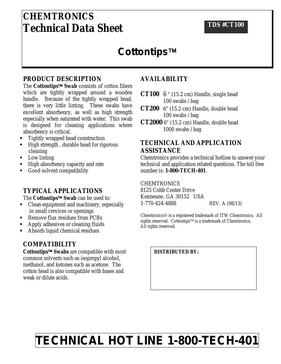 Cottontips CT200