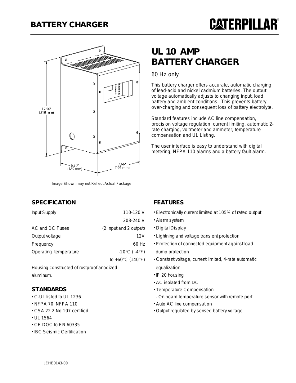 D100-6_S 100 kW 10A Battery Charger