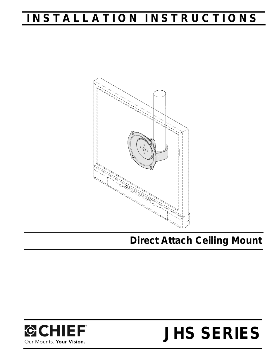 Direct Attach Ceiling Mount JHS Series