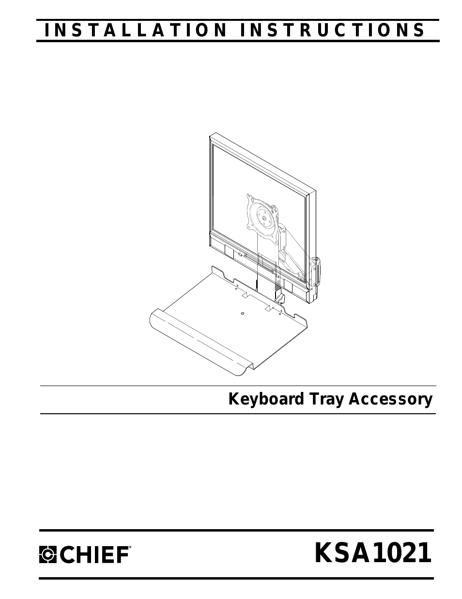 Keyboard Tray Accessory KSA1021
