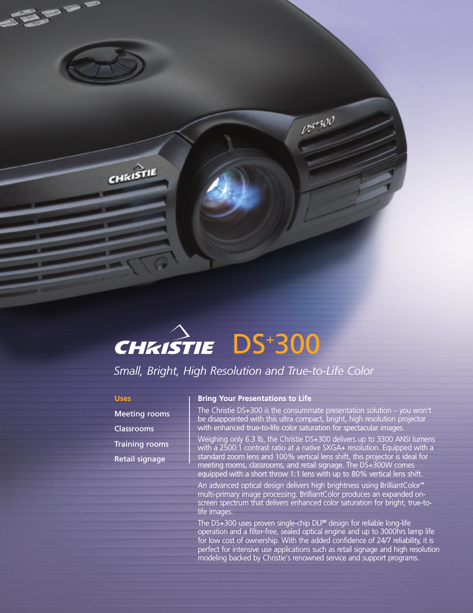 Christie DS+300