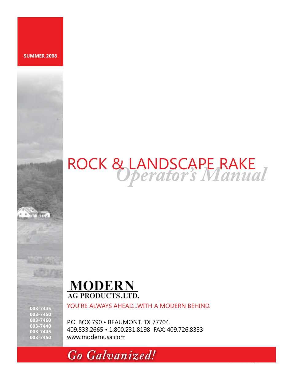 Rock & Landscape Rakes