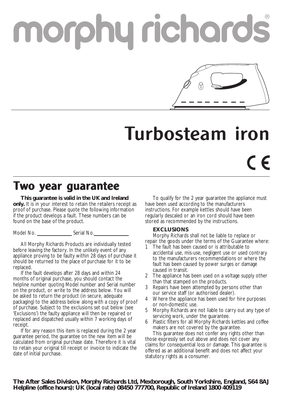 Turbo steam iron