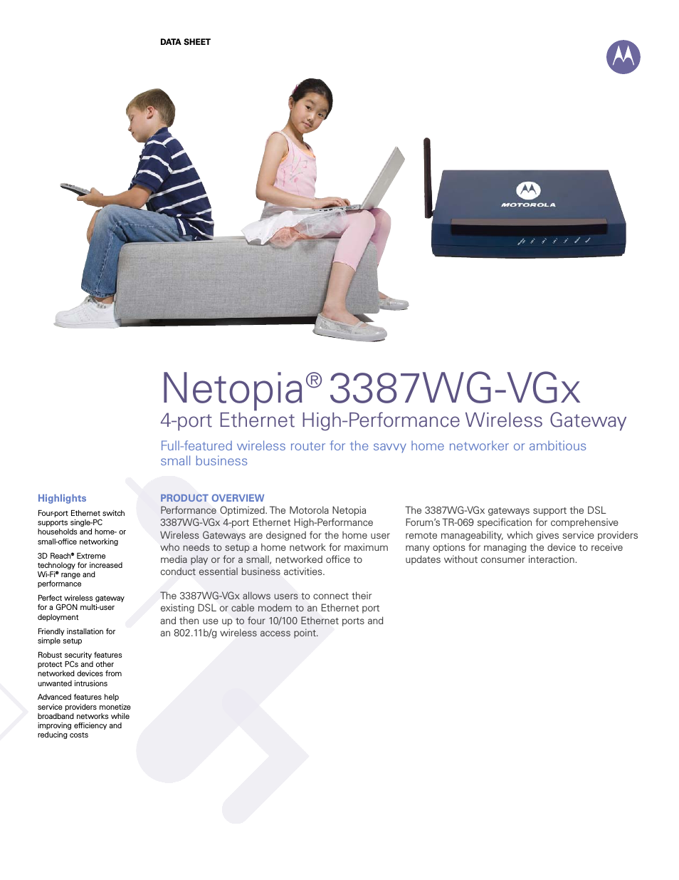 Netopia 3387WG-VGx