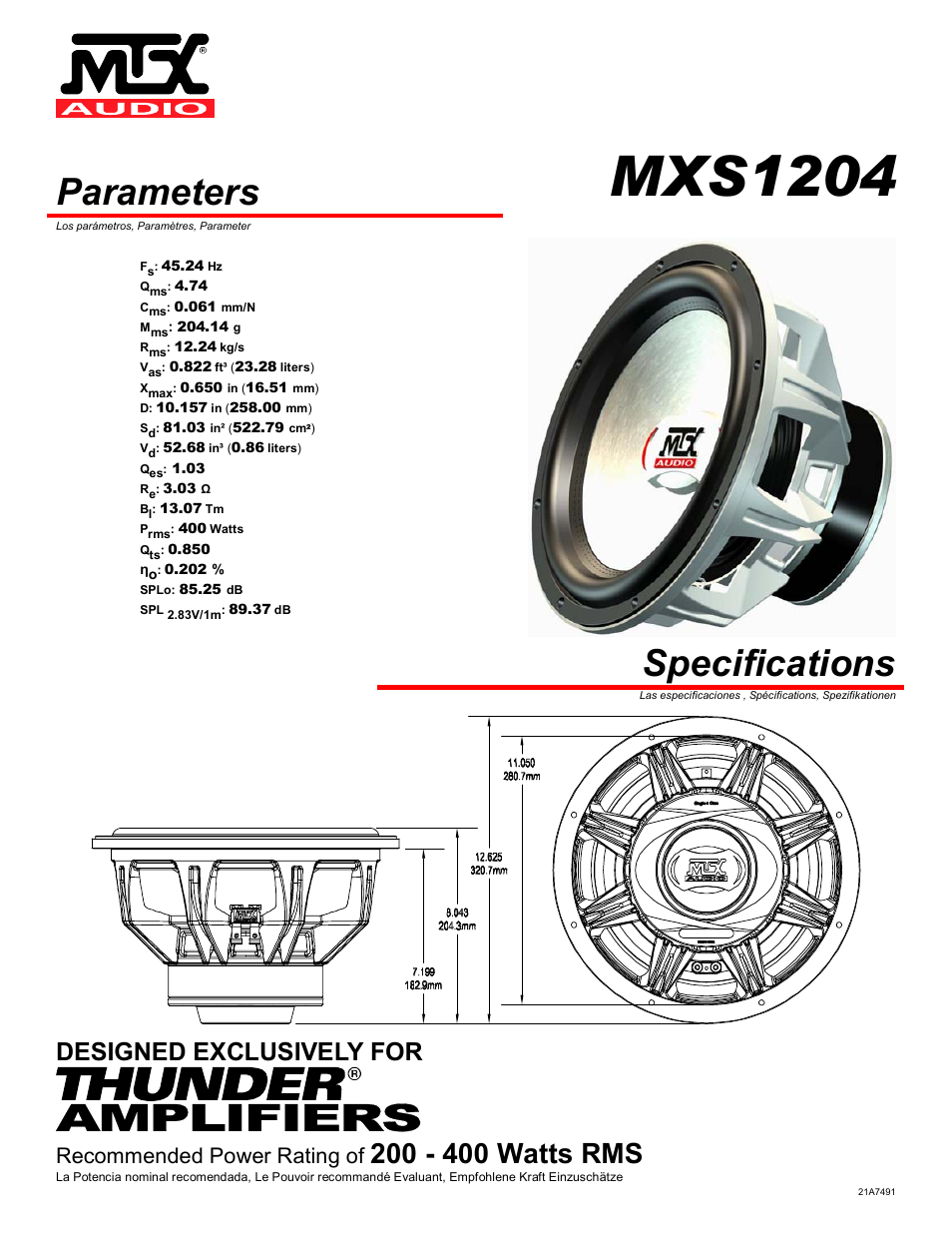 MTX MXS1204