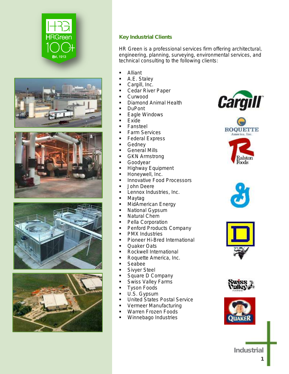 Key Industrial Clients