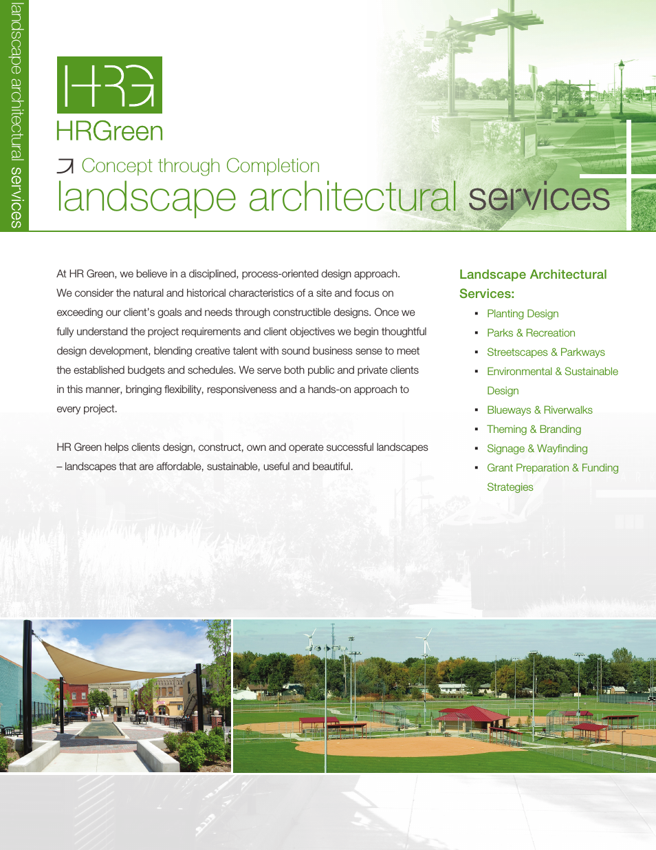 Landscape Architecture Brochure