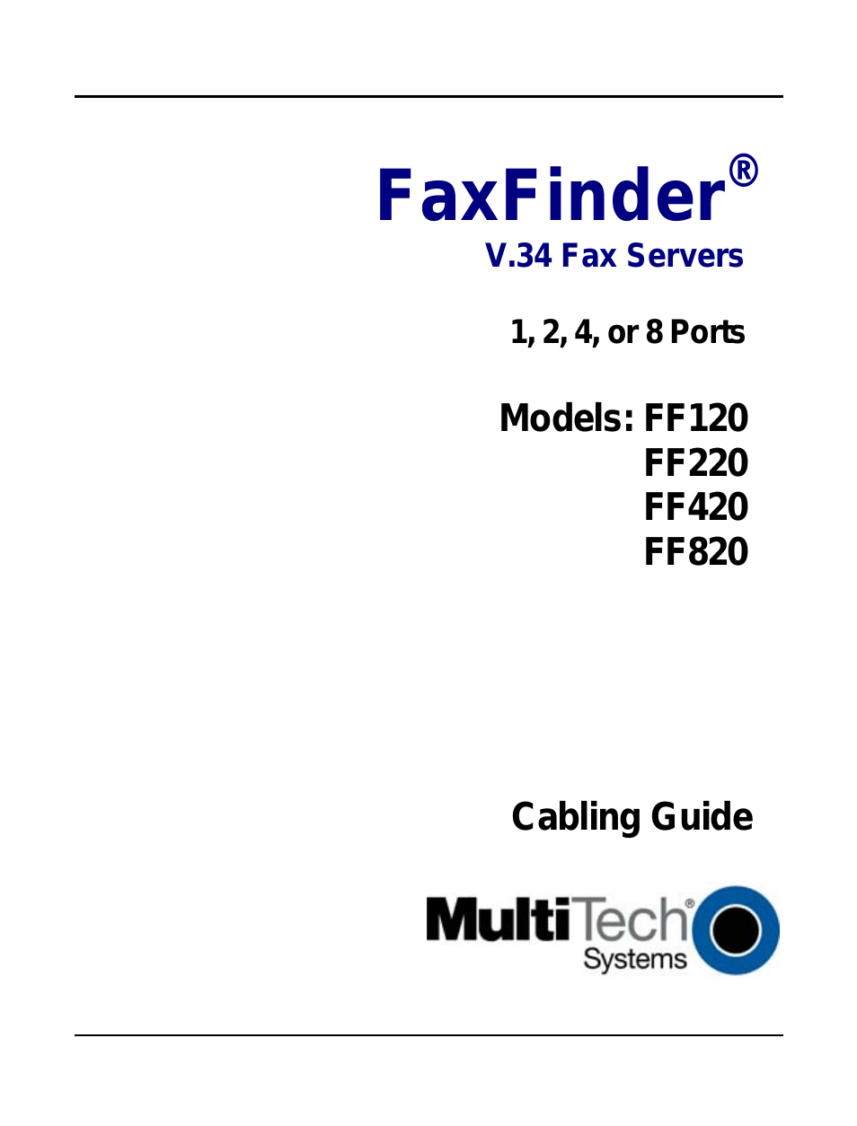Multi-Tech FaxFinder FF420