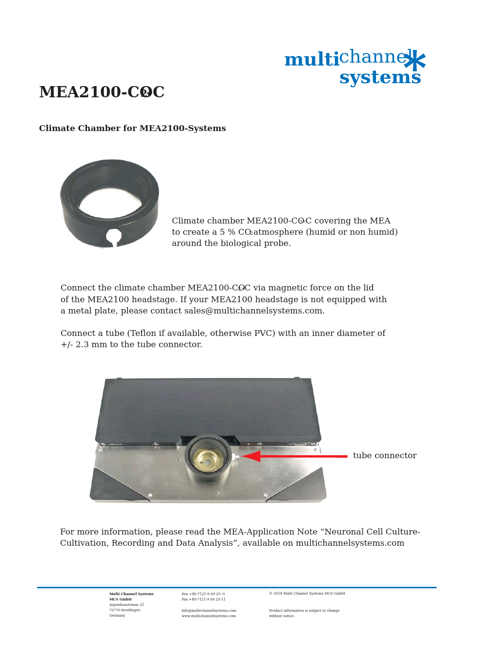 MEA2100-CO2-C Manual