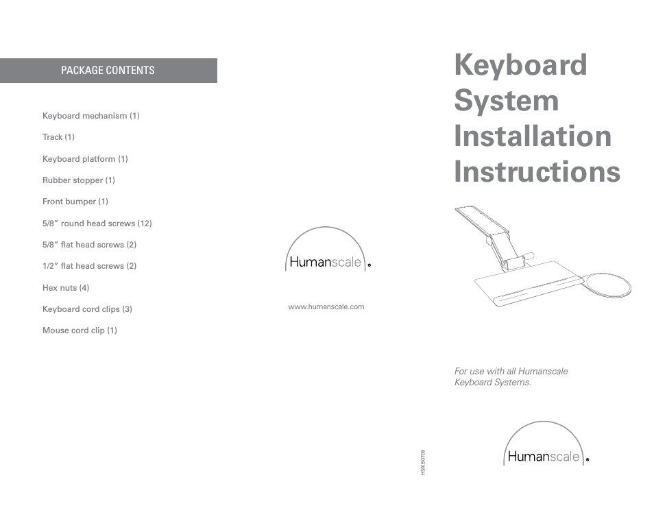 Keyboard System Installation