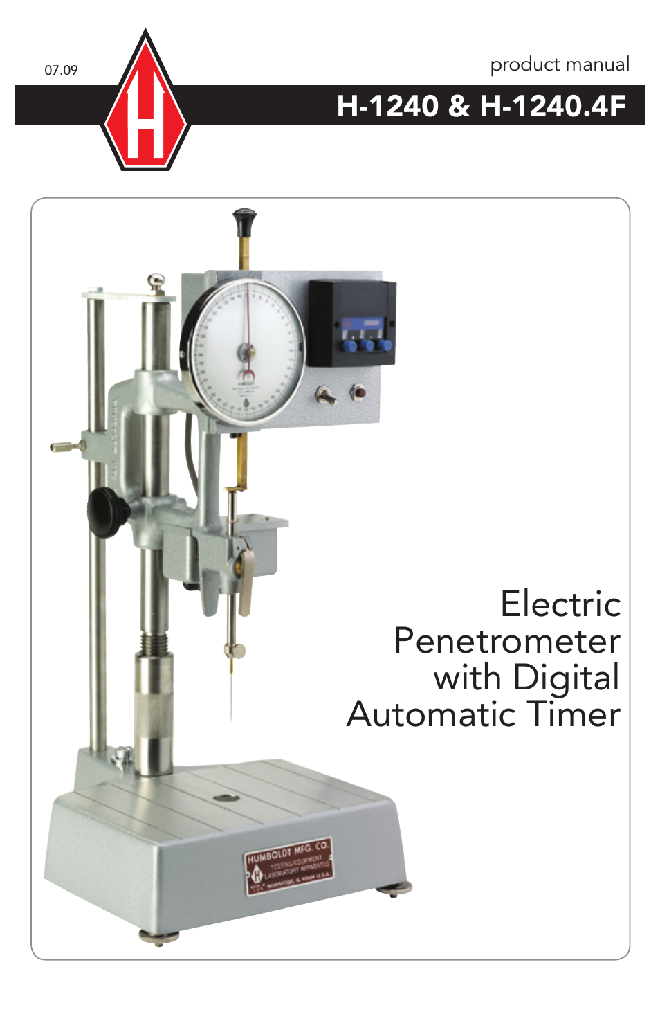 H-1240 Electric Penetrometer with Digital Automatic Timer