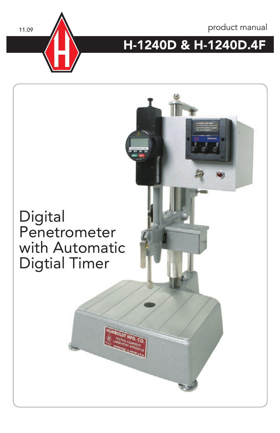H-1240D Digital Penetrometer with Digital Automatic Timer