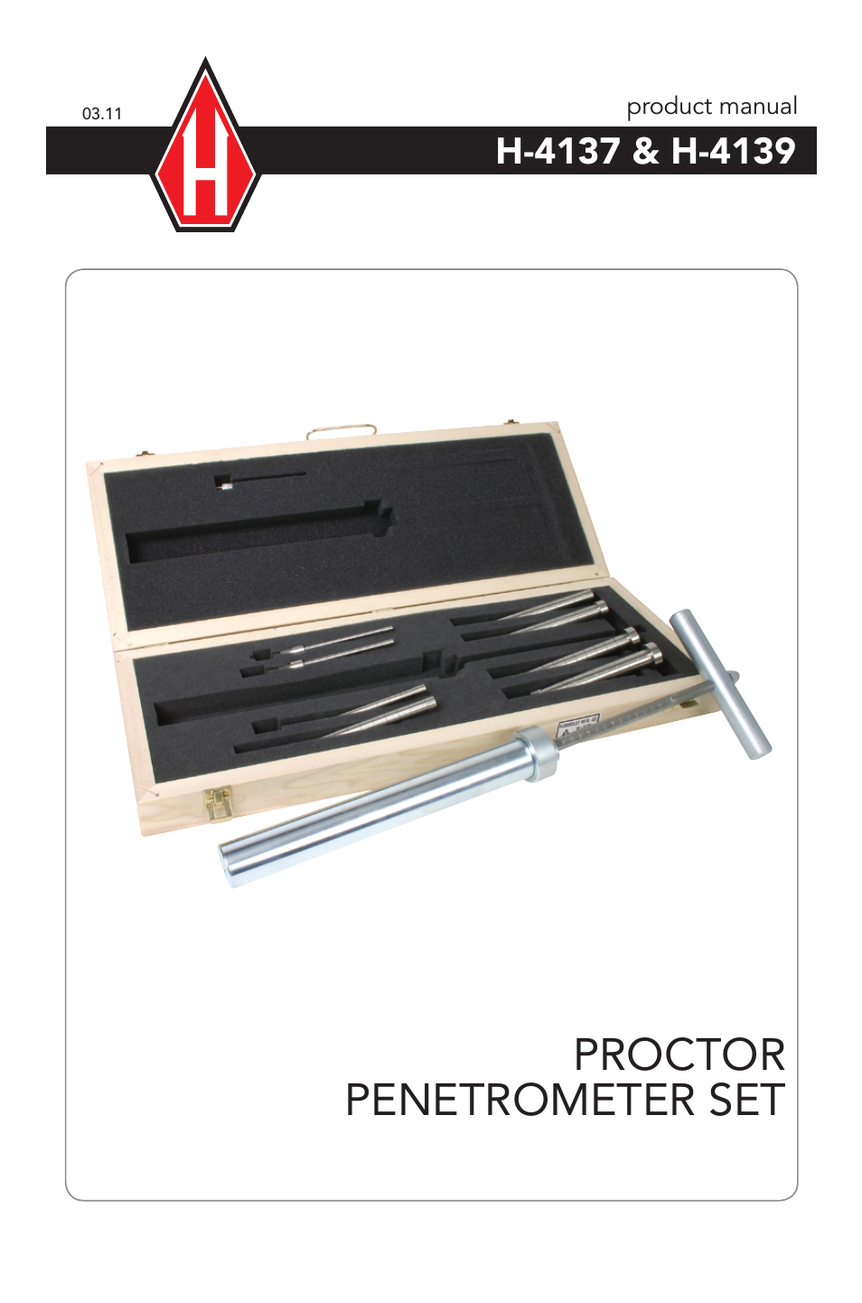 H-4139 Proctor Penetrometer Set