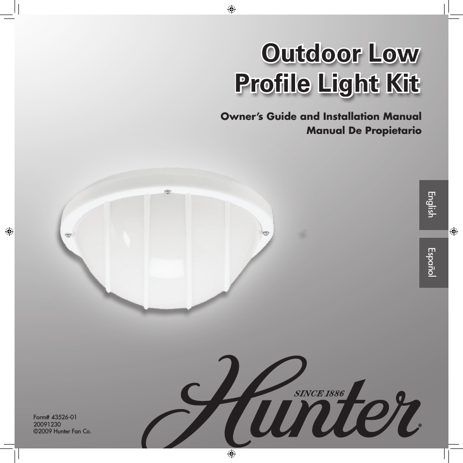 28318 Outdoor Polycarbonate Light Kit