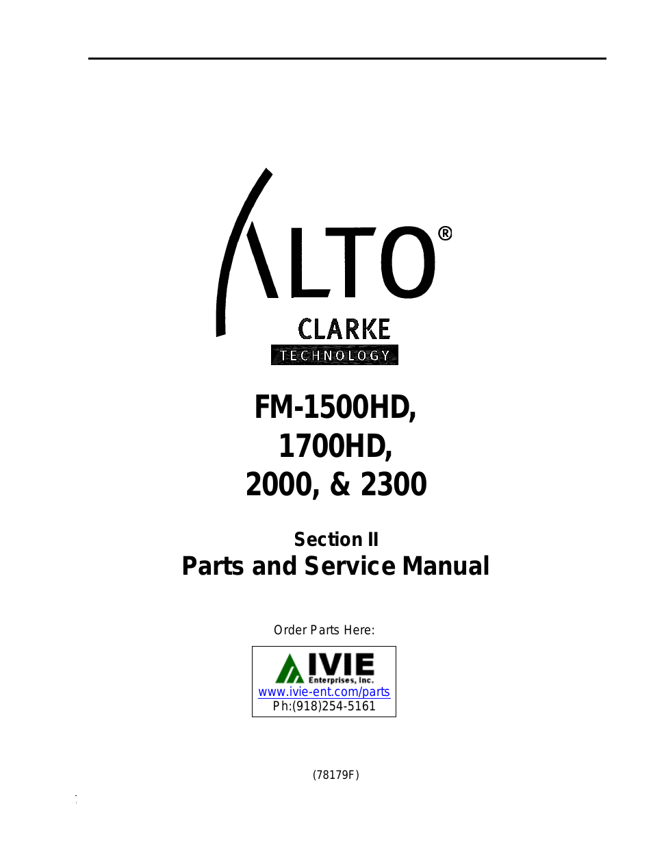 ALTO FM-1500HD