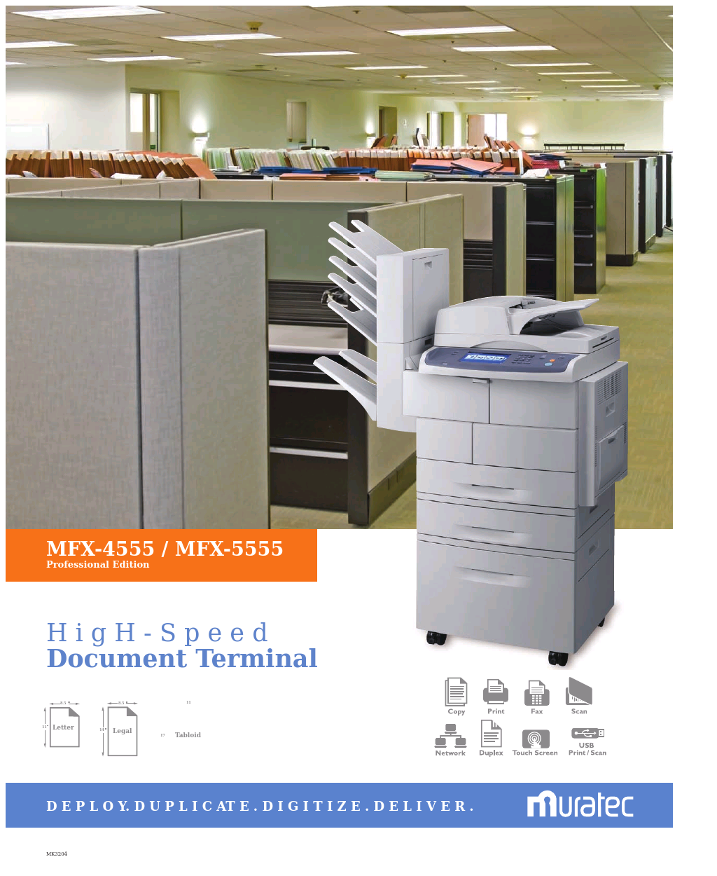 High Speed Document Terminal MFX-4555