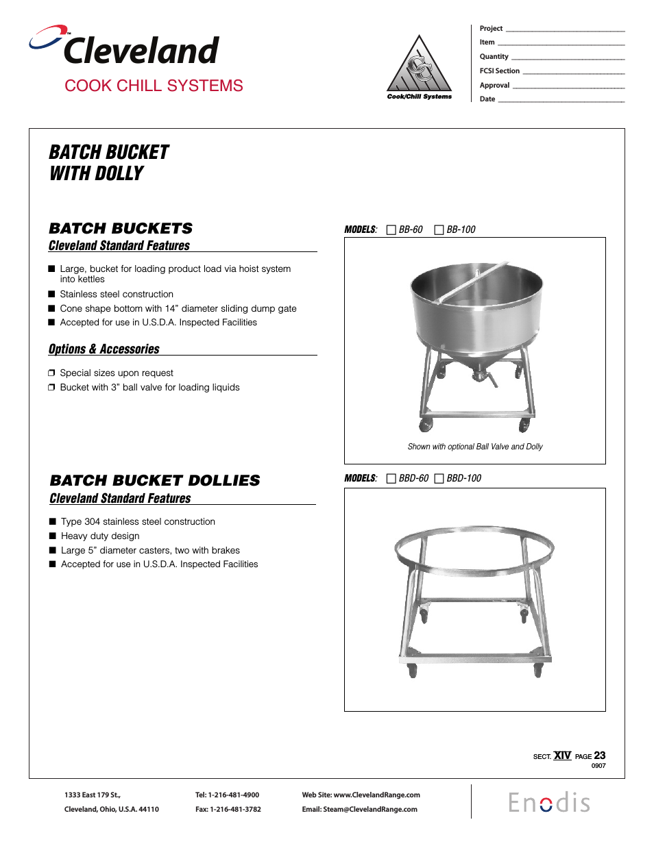 Batch Bucket BB-100