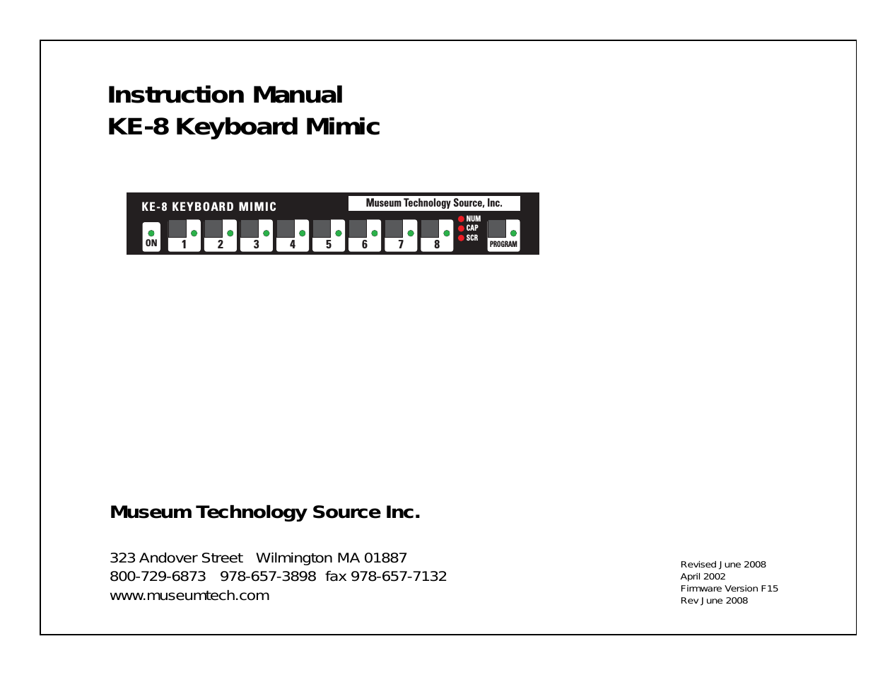 KE-8 Keyboard Emulator