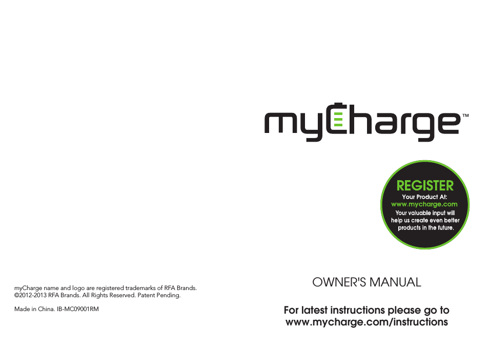 Universal Charger 6000 MYC-0900-1RM