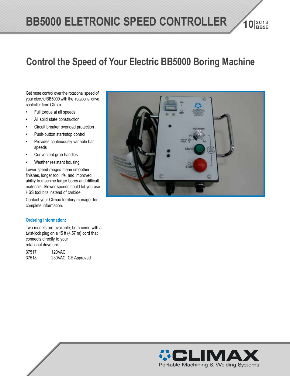 BB5000 Electronic Speed Controller