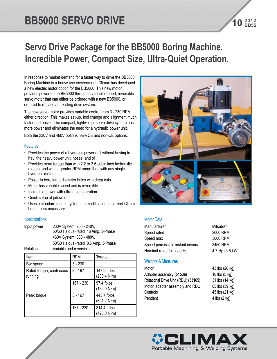 BB5000 Servo Drive Package