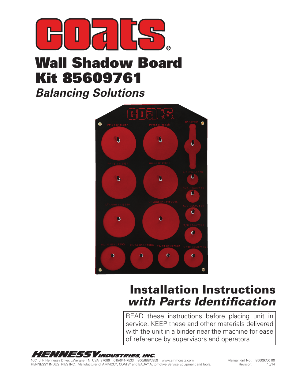 Kit 85609761 Wall Shadow Board