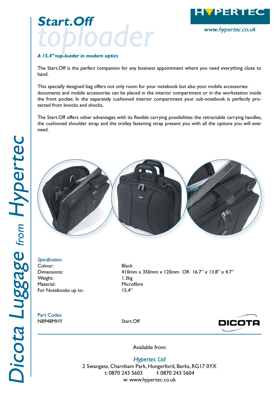 Dicota Luggage N8948MHY